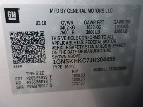 Used 2018 Chevrolet Suburban LT AWD/4WD image 45