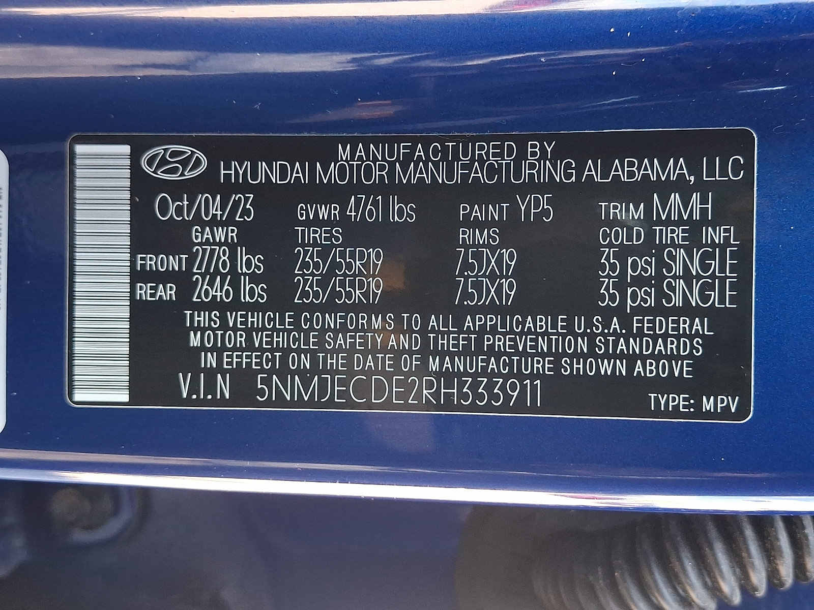 Certified 2024 Hyundai Tucson Limited AWD/4WD image 27