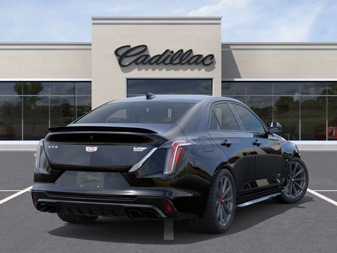 New 2026 Cadillac CT4 V Blackwing w/ LPO, Red Accent Package RWD image 6