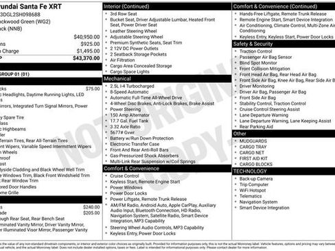 Certified 2025 Hyundai Santa Fe XRT AWD/4WD image 12