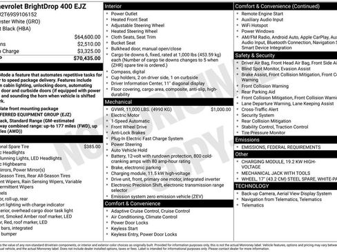 New 2025 Chevrolet Brightdrop 400 image 8