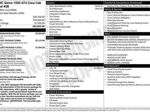 Used 2020 GMC Sierra 1500 AT4 w/ AT4 Premium Package AWD/4WD image 3