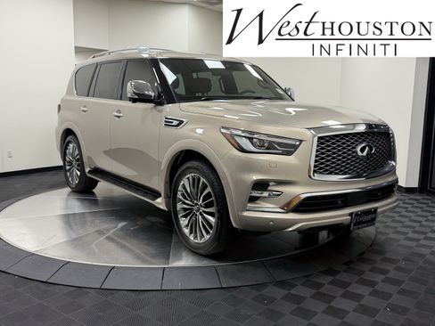 Used 2021 INFINITI QX80 Sensory w/ Cargo Package RWD image 1