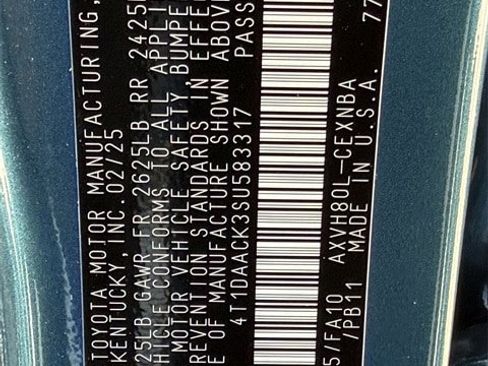 Certified 2025 Toyota Camry LE image 31