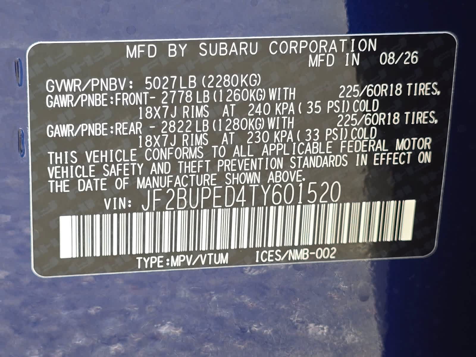 New 2026 Subaru Outback Touring AWD/4WD image 33