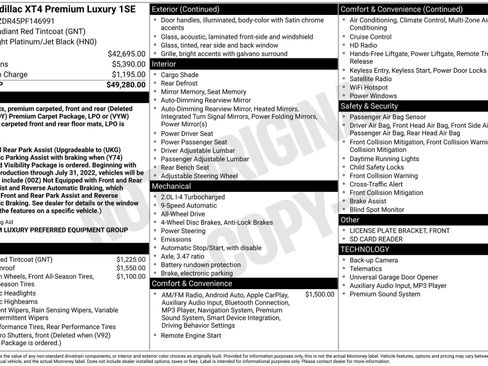 Used 2023 Cadillac XT4 Premium Luxury image 42