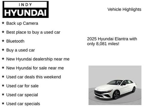 Used 2025 Hyundai Elantra SEL FWD image 7