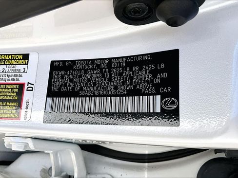 Used 2019 Lexus ES 350 w/ Premium Package FWD image 37