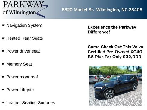 Certified 2024 Volvo XC40 B5 Plus w/ Protection Package Premier AWD/4WD image 6