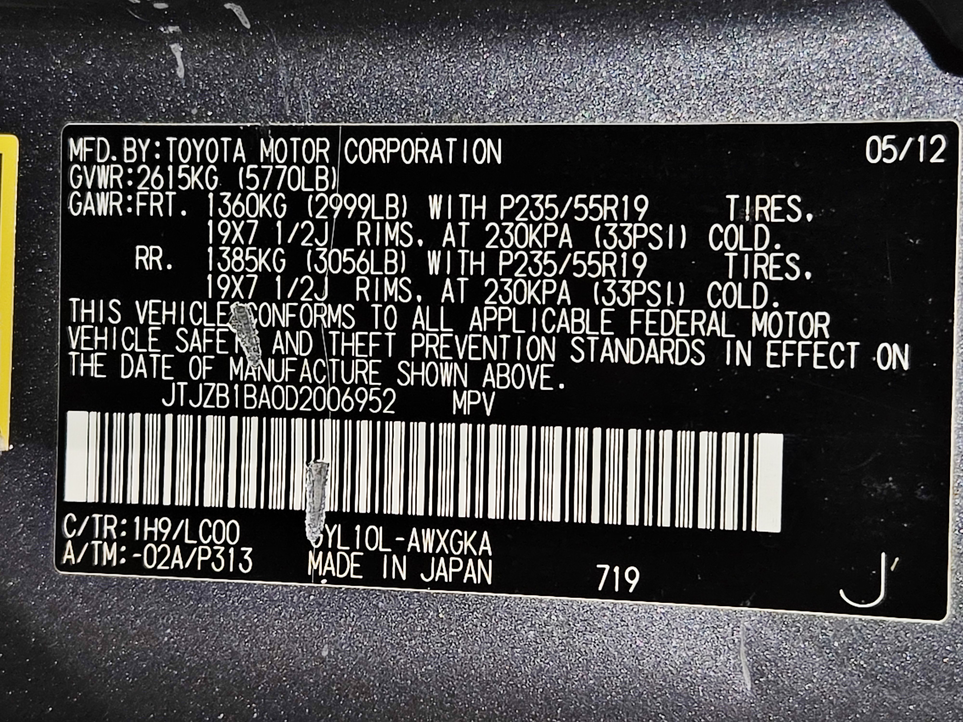 Used 2013 Lexus RX 450h FWD w/ Navigation Pkg image 58