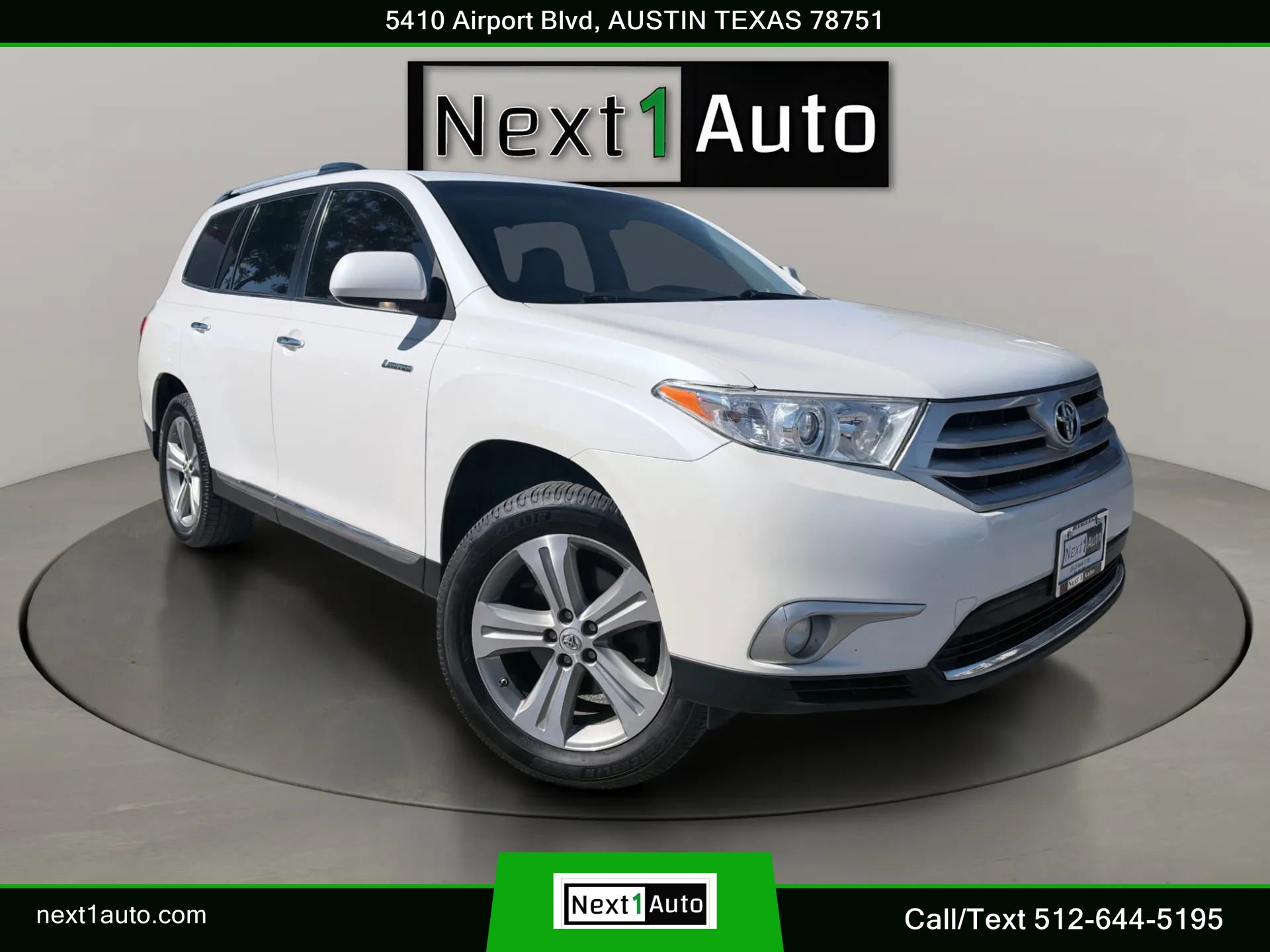 Used 2012 Toyota Highlander Limited w/ Tow Pkg AWD/4WD image 1