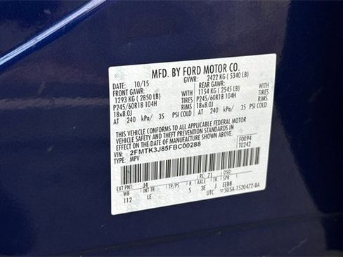 Used 2015 Ford Edge SEL w/ Equipment Group 201A image 37