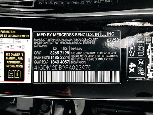 Certified 2023 Mercedes-Benz EQS 450+ SUV image 31