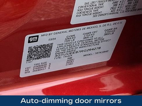 Used 2024 GMC Sierra 1500 AT4 w/ Technology Package image 30