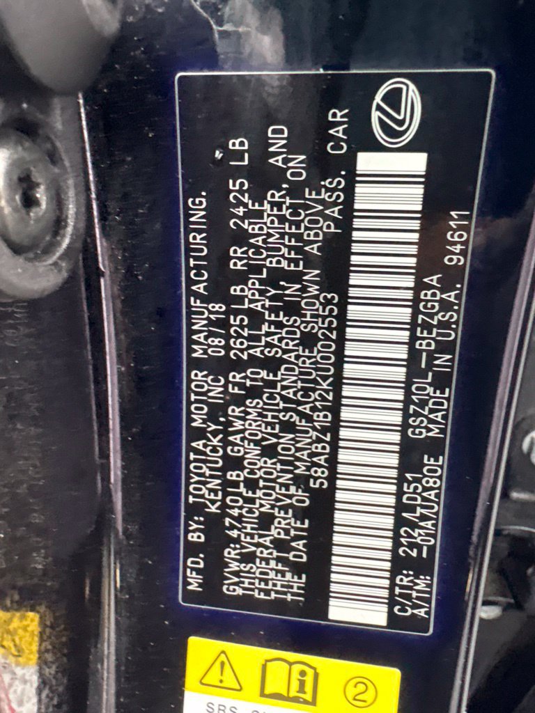 Used 2019 Lexus ES 350 w/ Premium Package FWD image 21