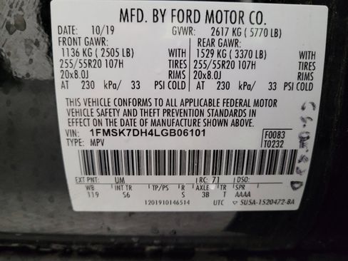 Used 2020 Ford Explorer XLT w/ Equipment Group 202A image 33