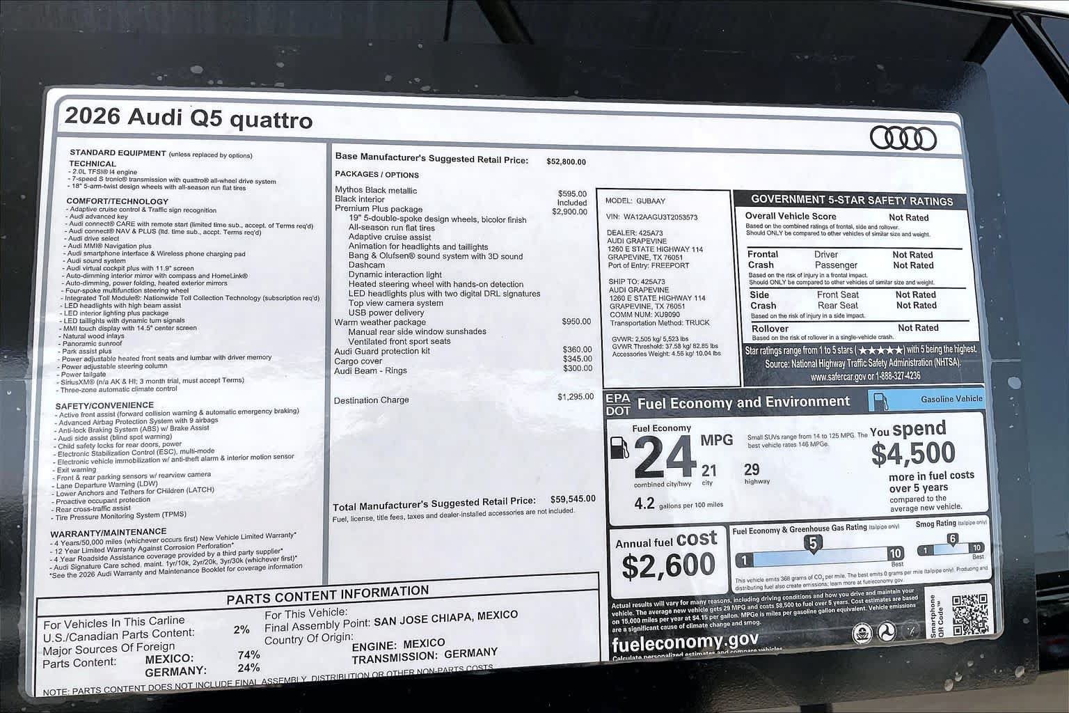 New 2026 Audi Q5 Premium w/ Premium Plus AWD/4WD image 19
