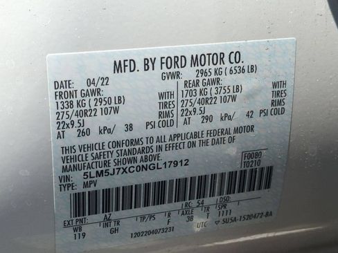 Used 2022 Lincoln Aviator Reserve w/ Equipment Group 201A AWD/4WD image 22