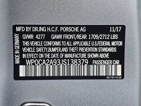 Used 2018 Porsche 911 Carrera RWD image 45