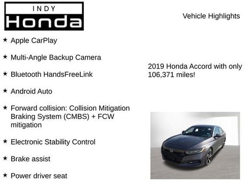 Used 2019 Honda Accord Sport image 7