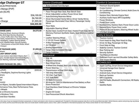 Used 2023 Dodge Challenger GT w/ Plus Package RWD image 9