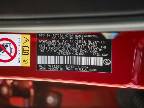 Used 2019 Lexus ES 350 w/ Premium Package image 27