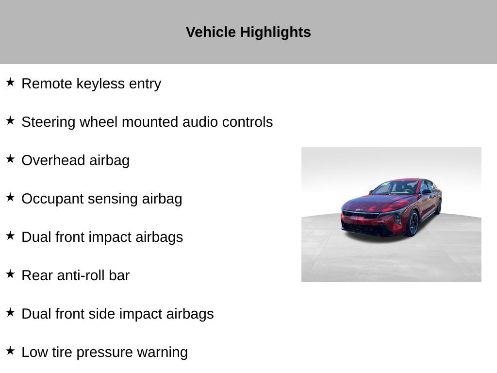 Certified 2025 Kia K4 GT-Line FWD image 28
