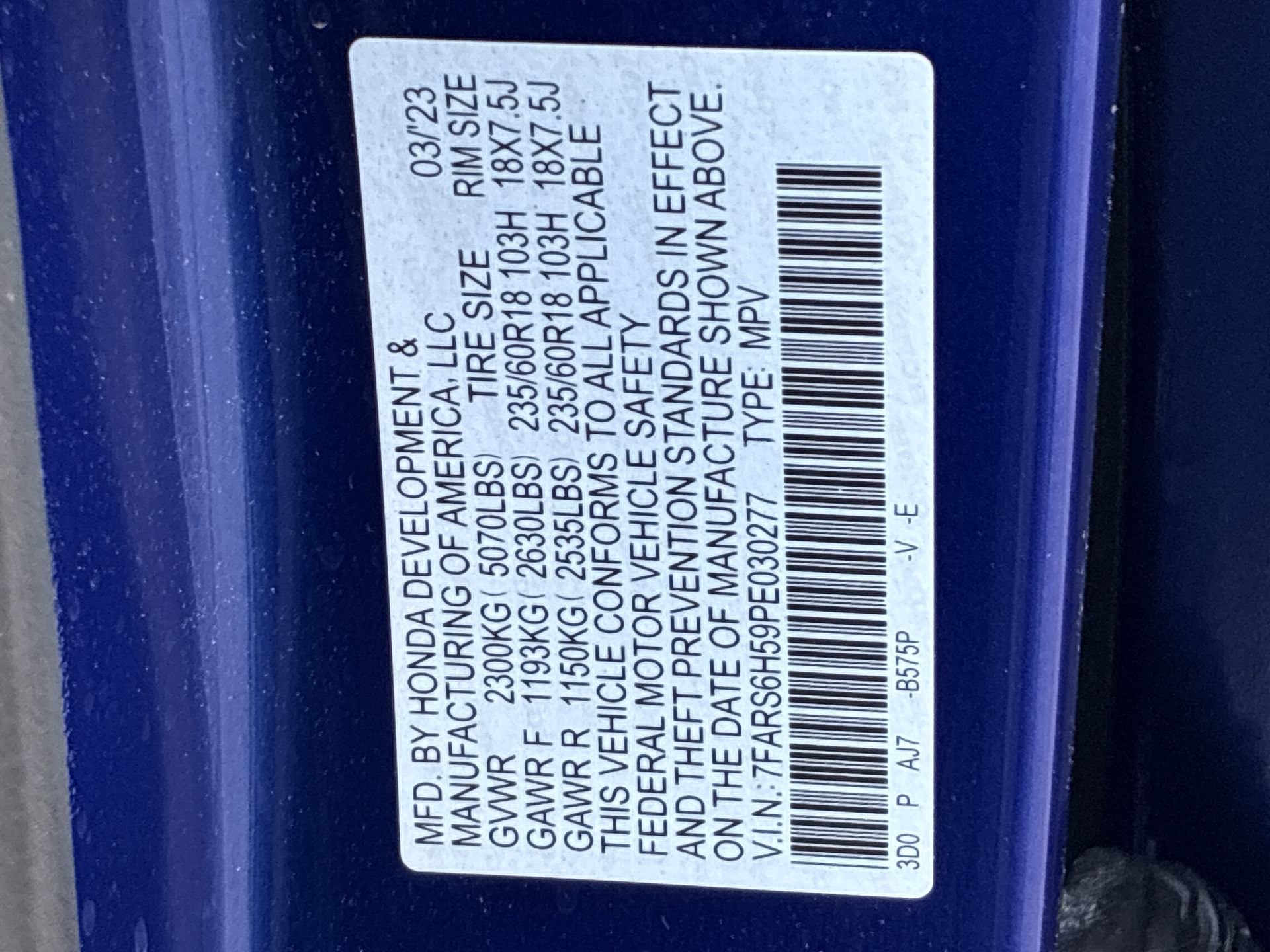 Certified 2023 Honda CR-V Sport image 39