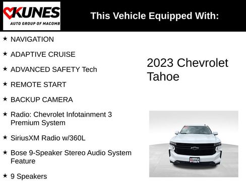 Used 2023 Chevrolet Tahoe RST w/ RST Performance Edition image 3