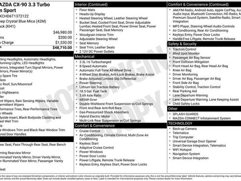 New 2026 MAZDA CX-90 3.3 Turbo w/ Premium Sport Pkg image 2
