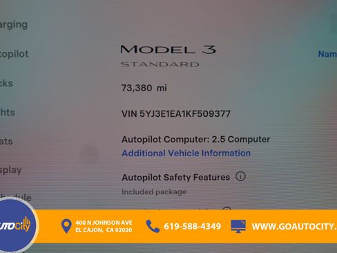 Used 2019 Tesla Model 3 Standard Range image 3
