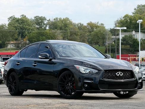 Used 2021 INFINITI Q50 Red Sport 400 w/ Cargo Package image 1