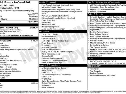 Used 2024 Buick Envista Preferred w/ Convenience I Package image 37