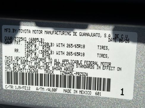 New 2026 Toyota Tacoma 4x4 Double Cab image 36