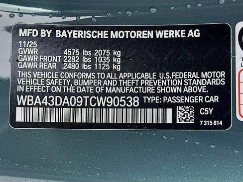 New 2026 BMW 430i 430i w/ M Sport Package image 24