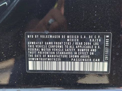 New 2026 Volkswagen Jetta S FWD image 30