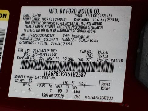 Used 2018 Ford Mustang GT Premium w/ GT Performance Package image 42