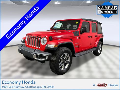 Used 2018 Jeep Wrangler Unlimited Sahara image 1