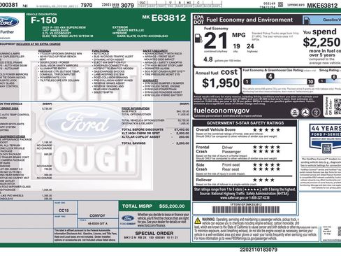 Used 2021 Ford F150 XLT w/ Equipment Group 302A High AWD/4WD image 17
