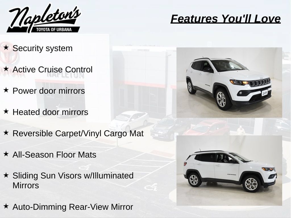 Used 2025 Jeep Compass Latitude w/ Sun & Sound Group AWD/4WD image 19