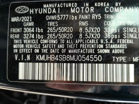 Used 2021 Genesis GV80 2.5T w/ Prestige Package 05 image 57