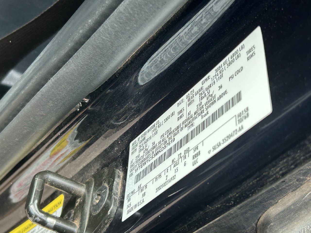 Used 2021 Ford F150 Lariat RWD image 15