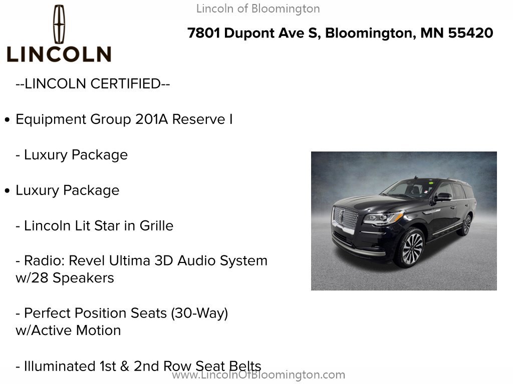 Used 2023 Lincoln Navigator Reserve AWD/4WD image 6