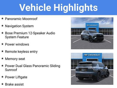New 2026 Chevrolet Traverse RS AWD/4WD image 4