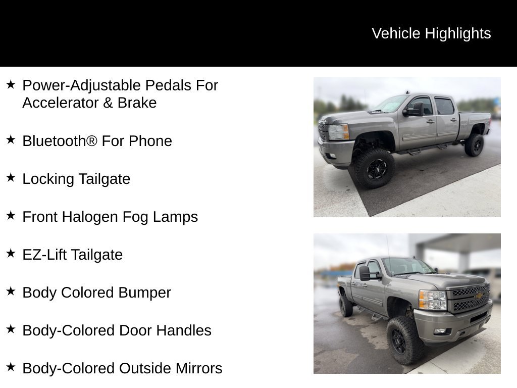 Used 2012 Chevrolet Silverado 2500 LT w/ Z71 Appearance Package AWD/4WD image 19