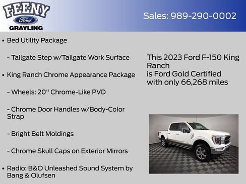 Used 2023 Ford F150 King Ranch w/ Equipment Group 601A High AWD/4WD image 20