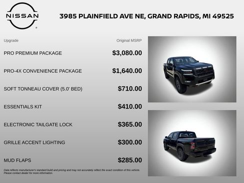 New 2026 Nissan Frontier PRO-4X w/ Pro Premium Package AWD/4WD image 6