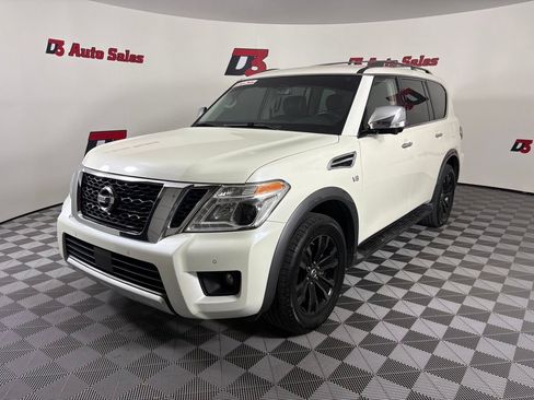 Used 2018 Nissan Armada Platinum w/ Interior Lighting Package RWD image 2