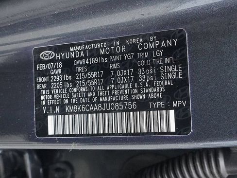 Used 2018 Hyundai Kona SEL w/ SEL Tech Package 02 AWD/4WD image 52