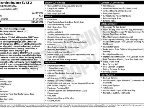 Certified 2025 Chevrolet Equinox EV LT FWD image 6